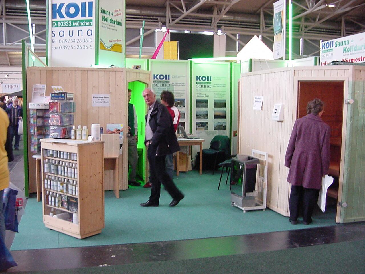 Koll Saunabau der Saunahersteller auf der neuen Messe M�nchen
